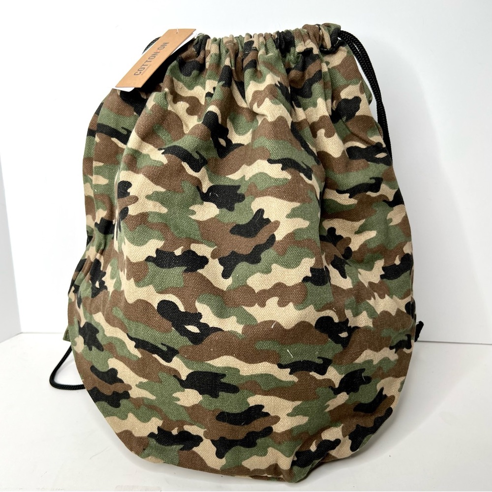 Camouflage Drawstring Backpack